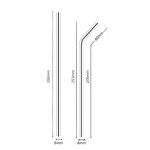 Straw Manufacturer - OEM/ODM Custom Food Grade 304 Stainless Steel Straw