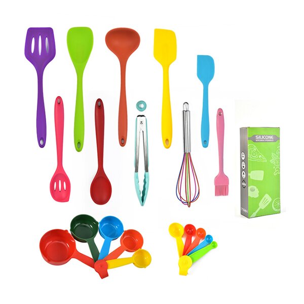 Silicone Utensils Set Manufacturer - OEM/ODM Custom Colorful Baking Bulk Set