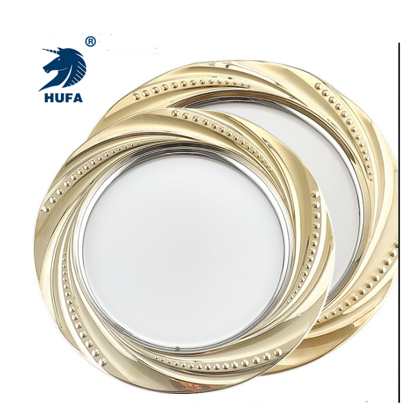 Charger Plate Manufacturer - OEM/ODM Custom Silver Stainless Steel Pearl Plate