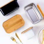 Fresh Box Manufacturer - OEM/ODM Custom Stainless Steel Bamboo Lid Crisper