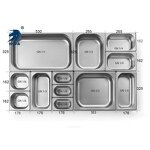 GN Pan Manufacturer - OEM/ODM Custom 1/9 15cm Depth Stainless Steel Pan