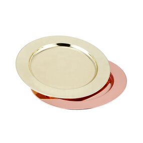 Serving Tray Manufacturer - OEM/ODM Custom Gold Stainless Steel Wedding Tray