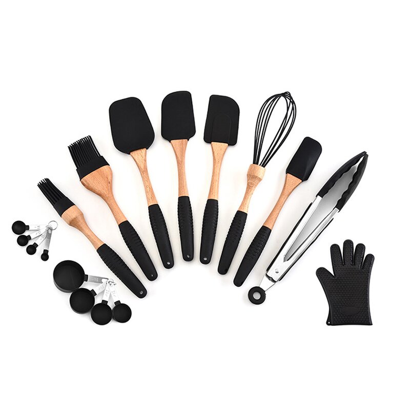 Kitchen Utensil Set Manufacturer - OEM/ODM Custom Eco-friendly Wooden Handle