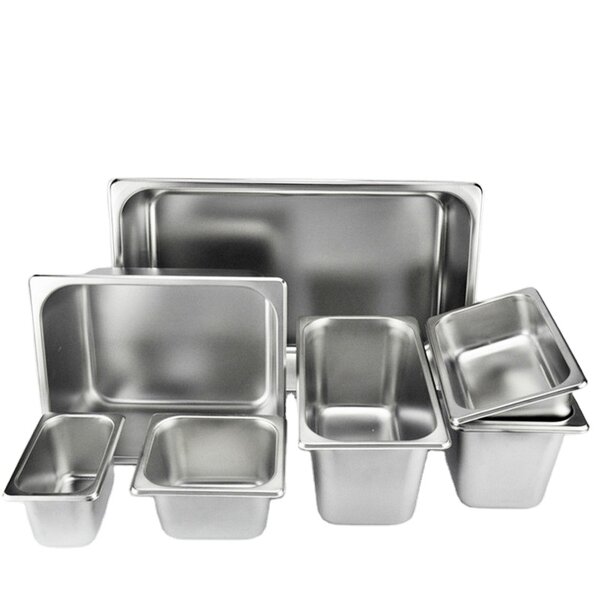 GN Pan Manufacturer - OEM/ODM Custom 1/6 6.5cm Depth Stainless Steel Tray