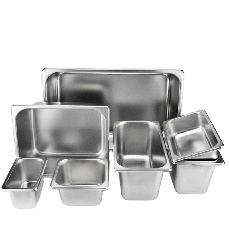 GN Pan Manufacturer - OEM/ODM Custom 1/6 6.5cm Depth Stainless Steel Tray