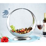 Fruit Tray Manufacturer - OEM/ODM Custom Luxury Mirror Plate Moon Tray