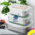 Fresh-Keeping Box Manufacturer - OEM/ODM Custom Rectangle Plastic Stainless Steel