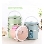 Tiffin Box Manufacturer - OEM/ODM Custom Round Stainless Steel Plastic Container