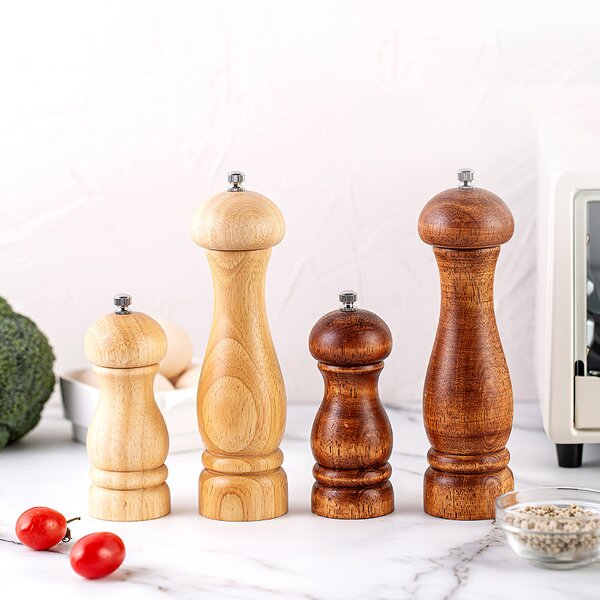 Pepper Mill Manufacturer - OEM/ODM Custom Solid Wood Manual Kitchen Tool