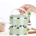 Tiffin Box Manufacturer - OEM/ODM Custom Round Stainless Steel Plastic Container