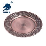 Charger Plate Manufacturer - OEM/ODM Custom Metal Elegant Rice Plate Dish