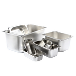 GN Container Manufacturer - OEM/ODM Custom 6.5cm Depth Rectangular Buffet Pan