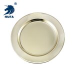 Charger Plate Manufacturer - OEM/ODM Custom Round Metal Reusable Dinner Plate