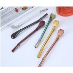 Straw Spoon Manufacturer - OEM/ODM Custom Stainless Steel Drink Coffee Filter