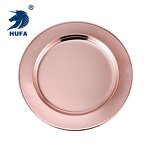 Charger Plate Manufacturer - OEM/ODM Custom Round Metal Reusable Dinner Plate