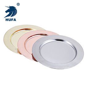 Charger Plate Manufacturer - OEM/ODM Custom Round Metal Reusable Dinner Plate