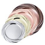 Dinner Dish Manufacturer - OEM/ODM Custom Round Metal Food Safety Tray