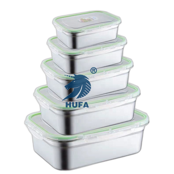 Fresh-Keeping Box Manufacturer - OEM/ODM Custom Rectangle Plastic Stainless Steel