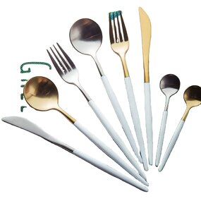 Cake Fork Manufacturer - OEM/ODM Custom 304 Stainless Steel Colorful Fork