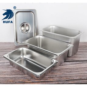 GN Pan Manufacturer - OEM/ODM Custom 4cm Depth Stainless Steel Buffet Container