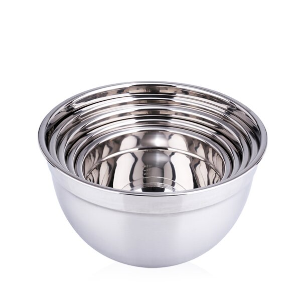 Salad Bowl Manufacturer - OEM/ODM Custom Stainless Steel Various Size Mixing