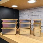 Fresh Box Manufacturer - OEM/ODM Custom Stainless Steel Bamboo Lid Crisper