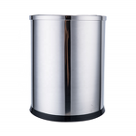 Waste Container Manufacturer - OEM/ODM Custom Silver Stainless Steel Bathroom