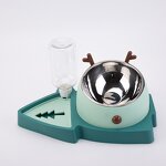 Pet Bowl Manufacturer - OEM/ODM Custom Christmas Shape Stainless Steel