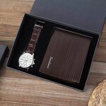 Gift Set Manufacturer - OEM/ODM Custom Men's 3-in-1 Watch Wallet Belt