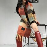 Cashmere Scarf Manufacturer - OEM/ODM Custom Winter Women Warm Wool Shawl