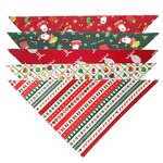 Pet Scarf Set Manufacturer - OEM/ODM Custom 4pcs Tropical Fruit Triangle Bandana