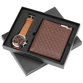 Watch Set Manufacturer - OEM/ODM Custom Men's Purse Watch Gifts Box