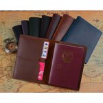 Leather Wallet Manufacturer - OEM/ODM Custom Vintage Genuine Cow Passport Holder