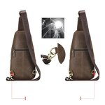 Sling Backpack Manufacturer - OEM/ODM Custom Leather Men's Travel Daypack