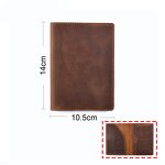 Leather Wallet Manufacturer - OEM/ODM Custom Vintage Genuine Cow Passport Holder