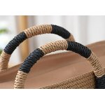 Straw Tote Bag Manufacturer - OEM/ODM Custom Ladies Hand-Woven Beach Bag