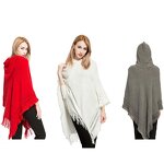 Cloak Manufacturer - OEM/ODM Custom Nordic Ethnic Thermal Knitted Poncho