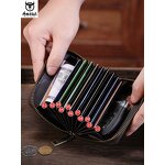 Wallet Manufacturer - OEM/ODM Custom Women's Genuine Leather Zipper Card Holder