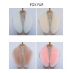 Fur Collar Manufacturer - OEM/ODM Custom Women's Faux Mink Neck Warmer Scarf