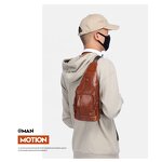 Leather Backpack Manufacturer - OEM/ODM Custom Genuine Leather Sling USB