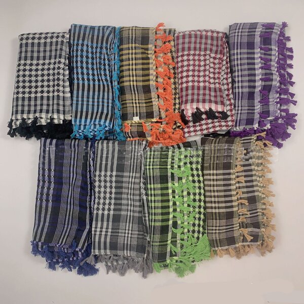 Shemagh Scarf Manufacturer - OEM/ODM Custom Arab Keffiyeh Cotton Neck Wrap