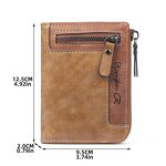 PU Wallet Manufacturer - OEM/ODM Custom Men's Vintage Zipper RFID Purse