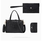 Handbag Set Manufacturer - OEM/ODM Custom Women's 4 Piece Tote Satchel Set