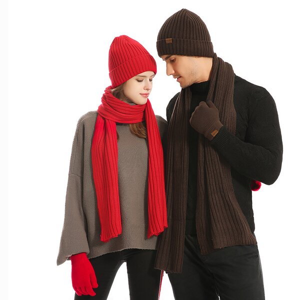 Winter Accessory Set Manufacturer - OEM/ODM Custom Beanie Scarf Gloves Touch Set