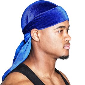 Durag Manufacturer - OEM/ODM Custom Soft Velvet Long Tail Sports Durag