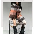 Cashmere Scarf Manufacturer - OEM/ODM Custom Winter Women Warm Wool Shawl