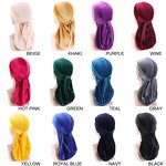 Durag Manufacturer - OEM/ODM Custom Long Tail Pirate Bonnet Velvet