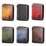 Wallet Manufacturer - OEM/ODM Custom Women's Genuine Leather Zipper Card Holder