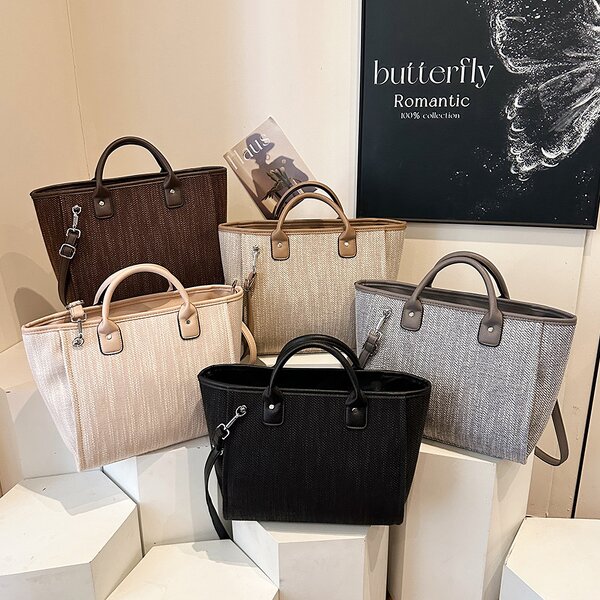 Tote Bag Manufacturer - OEM/ODM Custom Thick Canvas Laptop Briefcase