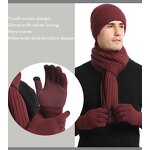 Winter Accessory Set Manufacturer - OEM/ODM Custom Beanie Scarf Gloves Touch Set